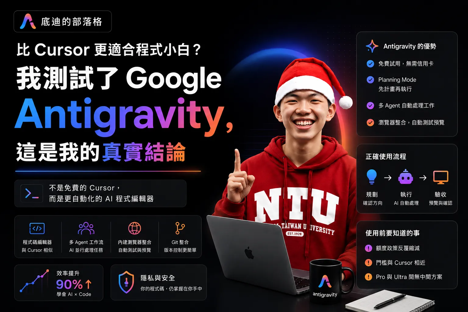 Google Antigravity 評測 2026：程式新手適合嗎