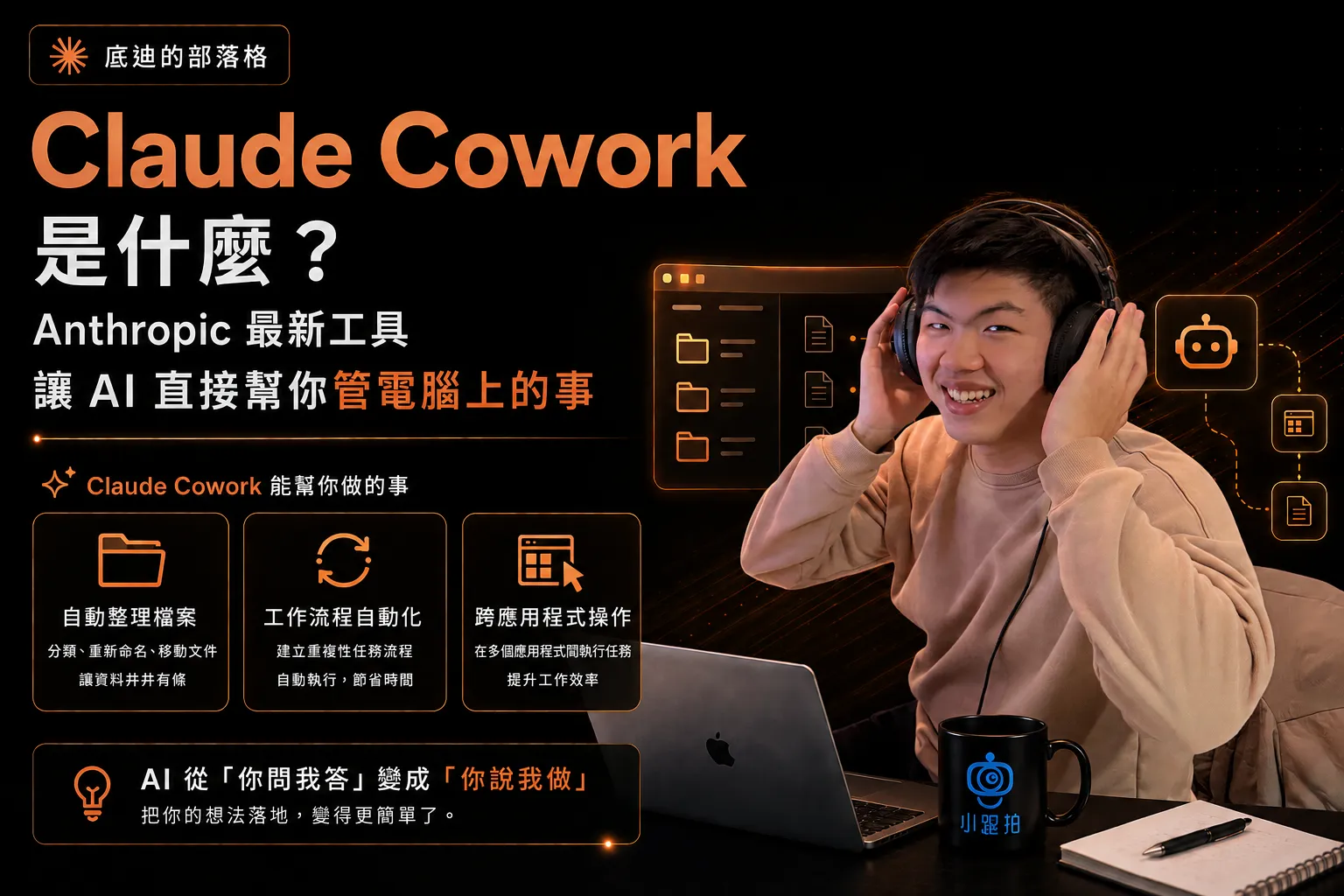 Claude Cowork 教學 2026：AI 協作工作流怎麼用